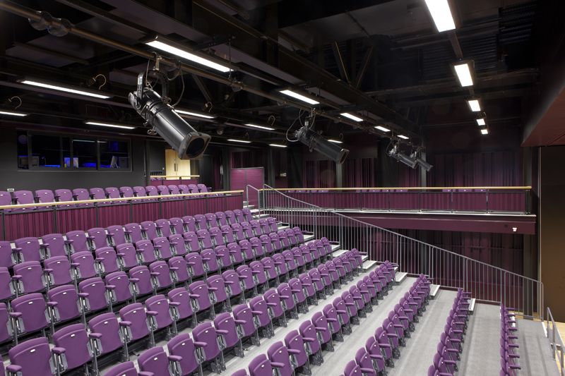 Hayesfield School
At Hayesfield School a range of RPG products were manufactured and installed by Acoustic GRG Products Ltd.
In the performance hall the RPG range used included: RPG QRD734, Flutterfree T and RPG Soundtrac. AGRG Hayesfield 18May11 25.jpg
