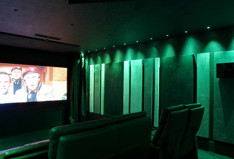 Private Home Cinema
Custom suede covered RPG Absorbers and BAD panels manufactured and installed in this private cinema room. RPGEuropeNorhwood28Feb11 16.jpg